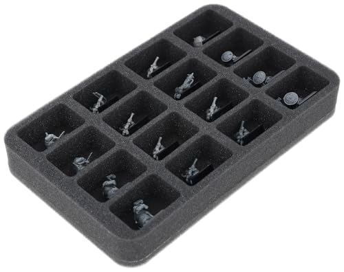 Feldherr Schaumstoffeinlage kompatibel mit Zwergen-Bergstädte - 16 Fächer - Bis zu 16 Miniaturen der Zwergen-Bergstädte sicher aufbewahren und transportieren - HS040A053 Feldherr Schaumstoffeinlage kompatibel mit Zwergen-Bergstädte - 16 Fächer - Bis zu 16 Miniaturen der Zwergen-Bergstädte sicher aufbewahren und transportieren - HS040A053 von Feldherr