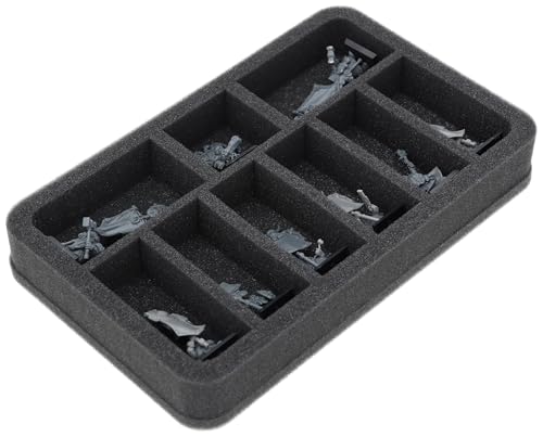 Feldherr Schaumstoffeinlage kompatibel mit Zwergen-Bergstädte - 9 Fächer - Bis zu 9 Miniaturen der Zwergen-Bergstädte sicher aufbewahren und transportieren - HS040A052 Feldherr Schaumstoffeinlage kompatibel mit Zwergen-Bergstädte - 9 Fächer - Bis zu 9 Miniaturen der Zwergen-Bergstädte sicher aufbewahren und transportieren - HS040A052 von Feldherr
