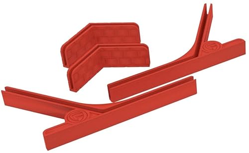 Feldherr Spielleiter-Set kompatibel mit HeroQuest (2021) - Stützen und Halter für einen stabilen Stand des Sichtschirms und Buch der Abenteuer, Farbe:Kirschrot von Feldherr