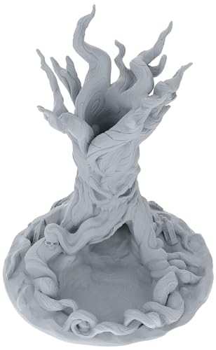 Feldherr Der Schreckensbaum Würfelturm - ca 20 cm hoch aus PLA in Deutschland gedruckt für Rollenspiele und Tabletop Games wie D&D Dungeons and Dragons Fantasy und Mythic roll, Farbe:Grau von Feldherr