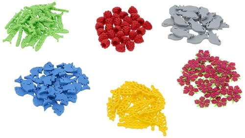 Feldherr Upgrade Set kompatibel mit Flügelschlag (Wingspan) - 3D-Token Bundle ersetzt die Futtermarker aus Pappkarton - Robuste und detailreiche Brettspiel-Token - 3D141Set von Feldherr
