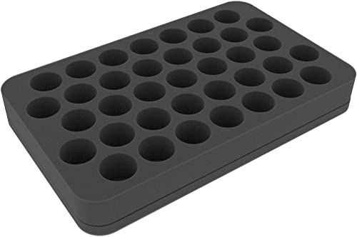 HS035P1BO 35 mm Half-Size Schaumstoffeinlage mit 37 Fächern von Feldherr