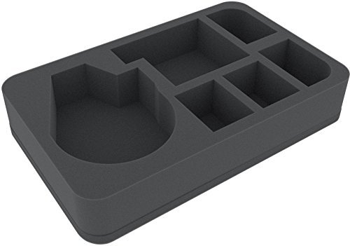 HSBH050BO 50 mm Half-Size Schaumstoffeinlage mit 6 Fächern von Feldherr