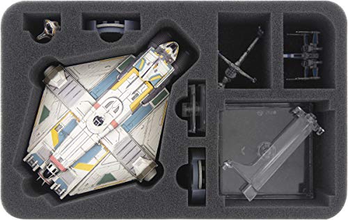 Feldherr HSEJ065BO Schaumstoffeinlage kompatibel mit Star Wars X-Wing Ghost, Raumschiffe und Zubehör Feldherr HSEJ065BO Schaumstoffeinlage kompatibel mit Star Wars X-Wing Ghost, Raumschiffe und Zubehör von Feldherr