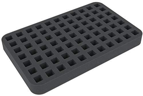 HSLN025BO 25 mm Half-Size Schaumstoffeinlage mit 77 Fächern HSLN025BO 25 mm Half-Size Schaumstoffeinlage mit 77 Fächern von Feldherr