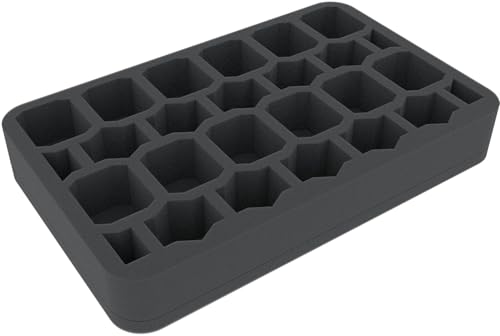 HSMFNF040BO 40 mm Half-Size Schaumstoffeinlage mit 26 Fächern HSMFNF040BO 40 mm Half-Size Schaumstoffeinlage mit 26 Fächern von Feldherr