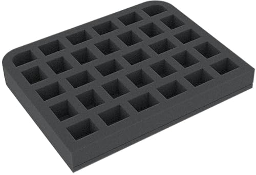 QSMFNM020BO 20 mm Quarter-Size Schaumstoffeinlage mit 32 Fächern von Feldherr
