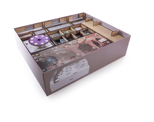 The Game Doctors Brettspiel Organizer kompatibel mit Scythe und der Erweiterung Invasoren aus der Ferne von Feldherr