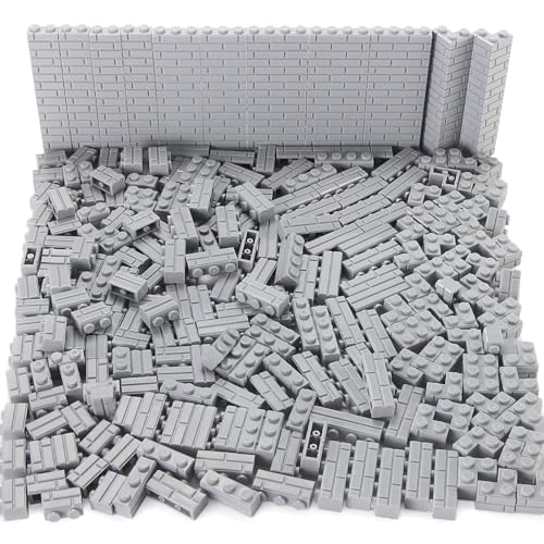 Feleph 260 Stück Mauerstein Set Masonry Bricks Mehrfarbige Bausteine für Wand MOC Spielzeug-Set Kompatibel mit Große Marken von Feleph