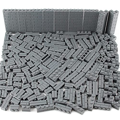 Feleph 260 Stück Mauerstein Set Masonry Bricks Mehrfarbige Bausteine für Wand MOC Spielzeug-Set Kompatibel mit Große Marken von Feleph