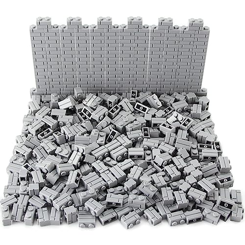 Feleph Mauerstein Set 1x2 Masonry Profile Bricks Mehrfarbige Bausteine für Wand MOC Mauerwerk Profil Ziegel Kompatibel mit Große Marken (360 Stück) von Feleph