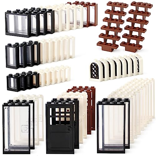 Fenster und Türen Kit Innendekoration Zubehör MOC Building Block Baustein Set Teile und Teile Kompatibel mit großen Marken Fenster und Türen Kit Innendekoration Zubehör MOC Building Block Baustein Set Teile und Teile Kompatibel mit großen Marken von Feleph