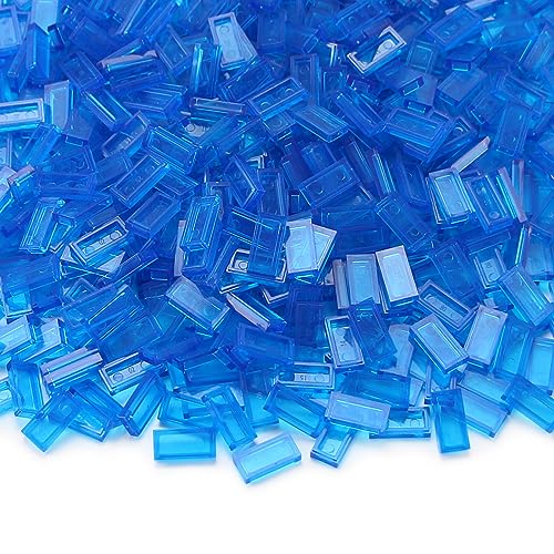 Transparent Dunkelblau 1×2 Fliesen ×700 Stück Teile und Stücke, Bulk Bausteine Flachsteine für Glatte Oberfläche Bodenwand, Spielzeug Zubehör Kompatibel mit Großen Marken Transparent Dunkelblau 1×2 Fliesen ×700 Stück Teile und Stücke, Bulk Bausteine Flachsteine für Glatte Oberfläche Bodenwand, Spielzeug Zubehör Kompatibel mit Großen Marken von Feleph