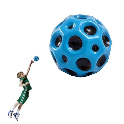 Feliciay Astro Jump Ball, Space Jump Ball Moon Ball, Sprünge Gummiball Hohe Springender Gummiball 7cm Mini Bouncing Ball EIN Knallendes Geräusch Machen Bouncy Balls for Kid Gift Party(Blau) von Feliciay