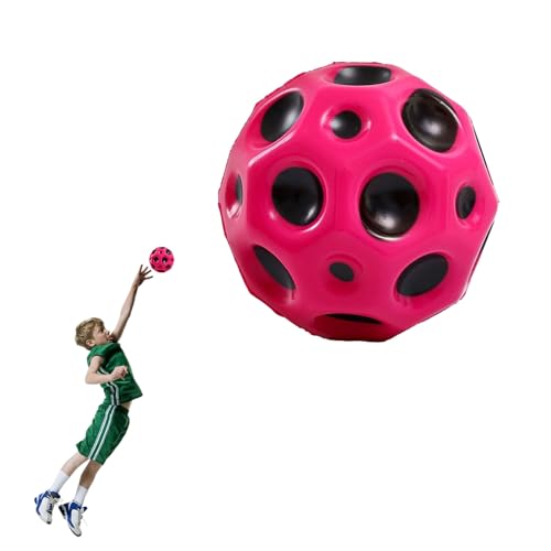 Feliciay Astro Jump Ball, Space Jump Ball Moon Ball, Sprünge Gummiball Hohe Springender Gummiball 7cm Mini Bouncing Ball EIN Knallendes Geräusch Machen Bouncy Balls for Kid Gift Party(Rosa) von Feliciay