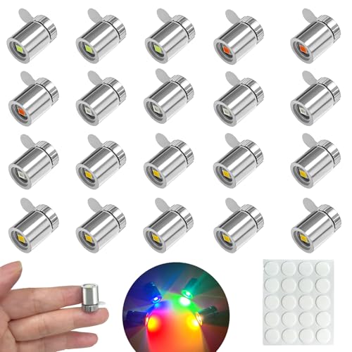 Felicify Mini LED Licht, 20 Stück LED Lichter für Puppenhaus, Micro LED Licht, Puppenhaus Beleuchtung, DIY Handwerk, Dekoration für Vitrinen Showcase Felicify Mini LED Licht, 20 Stück LED Lichter für Puppenhaus, Micro LED Licht, Puppenhaus Beleuchtung, DIY Handwerk, Dekoration für Vitrinen Showcase von Felicify