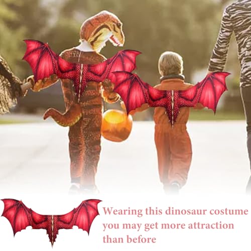 Fellflying Drachenflügel Für Erwachsene - Halloween Flügel Kostüm Zubehör,Vliesstoff Halloween Zubehör Für Erwachsene Jugendliche Tier Mottoparty Renaissance Karneval von Fellflying
