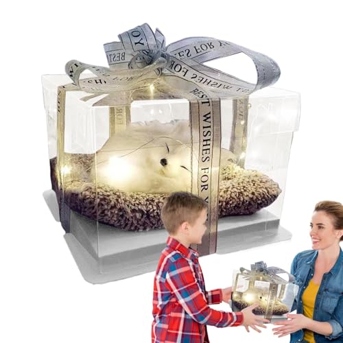 Fellflying Stofftier Puppen, Quietschender Welpe Plüschtier, Realistisches Modell Mit Beweglichen Gelenken Für Schreibtisch, Schlafzimmer Und Wohnzimmer Deko Fellflying Stofftier Puppen, Quietschender Welpe Plüschtier, Realistisches Modell Mit Beweglichen Gelenken Für Schreibtisch, Schlafzimmer Und Wohnzimmer Deko von Fellflying