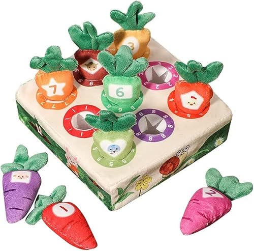 Felly Montessori Spielzeug ab 1 Jahr, Baby Motorikspielzeug Spielzeug 6 9 12 18 Monate, Karottenernte Sensorik Sortierspiel Lernspielzeug Reisespielzeug für Kinder Kleinkind Geburtztag Jungen Mädchen Felly Montessori Spielzeug ab 1 Jahr, Baby Motorikspielzeug Spielzeug 6 9 12 18 Monate, Karottenernte Sensorik Sortierspiel Lernspielzeug Reisespielzeug für Kinder Kleinkind Geburtztag Jungen Mädchen von Felly