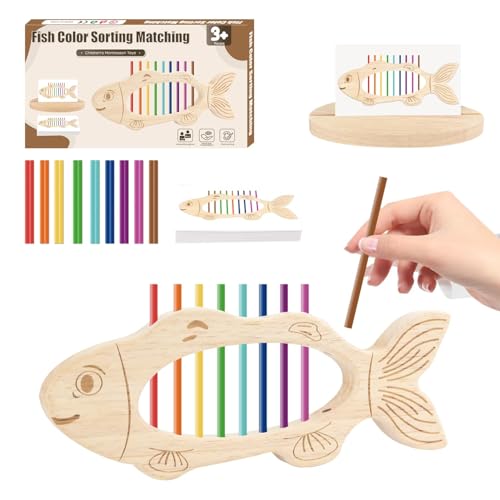 Felly Montessori Spielzeug ab 2 Jahre, Holz Farbe Form Sortierspiel Steckspiele, Lernspielzeug Holzspielzeug Baby, Motorikspielzeug, Geschenk für 2 3 4 Jahr Mädchen Jungen Kinder Felly Montessori Spielzeug ab 2 Jahre, Holz Farbe Form Sortierspiel Steckspiele, Lernspielzeug Holzspielzeug Baby, Motorikspielzeug, Geschenk für 2 3 4 Jahr Mädchen Jungen Kinder von Felly