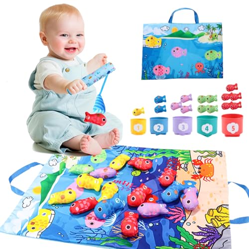 Felly Spielzeug ab 1 2 Jahr Angelspiel Baby Montessori Spielzeug 2 Jahre Für Kinder ab 2 Jahre Fische Angeln Spiel 3 Jahre Lernspiele Spielzeug ab 1 Jahr Motorikspielzeug Kleine Geschenke Felly Spielzeug ab 1 2 Jahr Angelspiel Baby Montessori Spielzeug 2 Jahre Für Kinder ab 2 Jahre Fische Angeln Spiel 3 Jahre Lernspiele Spielzeug ab 1 Jahr Motorikspielzeug Kleine Geschenke von Felly