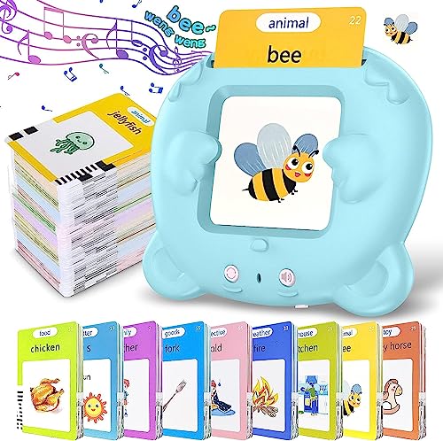 Felly Sprechende Flash Karten Englisch, Lernspielzeug für Kinder 1 2 3 4 5 Jahre, 112 Blätter 224 Wörter, Vorschul-Lernmaschine, Interaktives Spielzeug Geschenk für Jungen Mädchen Felly Sprechende Flash Karten Englisch, Lernspielzeug für Kinder 1 2 3 4 5 Jahre, 112 Blätter 224 Wörter, Vorschul-Lernmaschine, Interaktives Spielzeug Geschenk für Jungen Mädchen von Felly