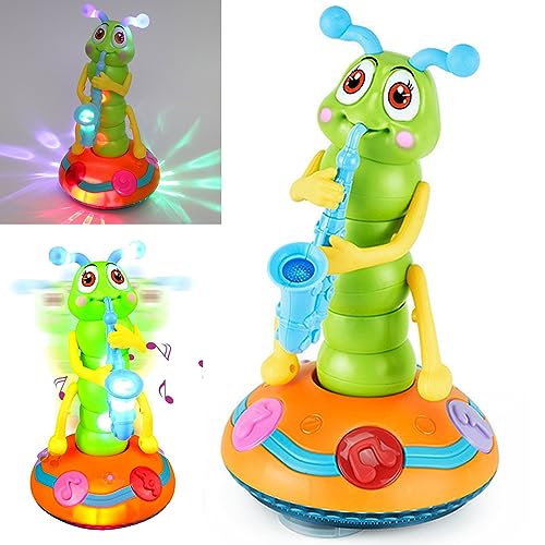 Felly Musik Spielzeug ab 1 Jahr Geschenke Mädchen Junge, Krabbelspielzeug mit Musik und Lichte ab 6 9 12 Monate, Tanzende Singender Krabbel Musikspielzeug Geschenk 1 2 Jahre Felly Musik Spielzeug ab 1 Jahr Geschenke Mädchen Junge, Krabbelspielzeug mit Musik und Lichte ab 6 9 12 Monate, Tanzende Singender Krabbel Musikspielzeug Geschenk 1 2 Jahre von Felly