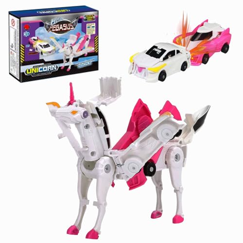 Felly Einhorn Transformierendes Auto, 2 Stück Kollision Deformation Kombinierter Car, Einhorn Transformers Roboter Spielzeug für Kinder ab 2 3 4 5 6 7 8 9 10 Jahre Jungen Mädchen Felly Einhorn Transformierendes Auto, 2 Stück Kollision Deformation Kombinierter Car, Einhorn Transformers Roboter Spielzeug für Kinder ab 2 3 4 5 6 7 8 9 10 Jahre Jungen Mädchen von Felly