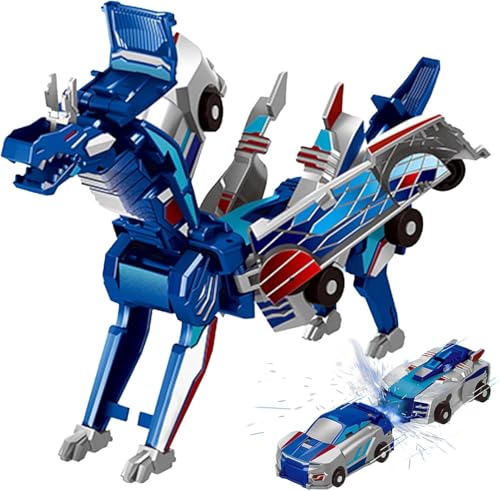 Felly Transformierendes Auto, 2 Stück Kollision Deformation Kombinierter Car, Einhorn Transformers Roboter Spielzeug für Kinder ab 2 3 4 5 6 7 8 9 10 Jahre Jungen Mädchen von Felly