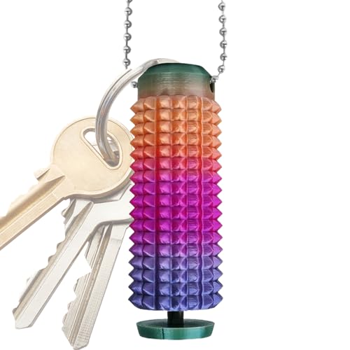 Fenayuu Fidget Keynchain, Roller Spiky Grippie Stim Keyring, 3D Beruhigender Rollen-Schlüsselanhänger Für Stressabbau Sensorische Stimulation Erwachsene Jugendliche Reisen Schule Fenayuu Fidget Keynchain, Roller Spiky Grippie Stim Keyring, 3D Beruhigender Rollen-Schlüsselanhänger Für Stressabbau Sensorische Stimulation Erwachsene Jugendliche Reisen Schule von Fenayuu