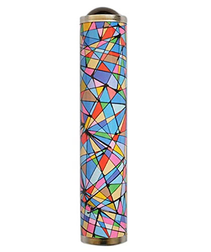 Fendawn Strive Handgemachtes Nostalgisches Kaleidoskop Spielzeug Echte Szene Kaleidoskop für Kinder Erwachsene, Farbblock von Fendawn Strive