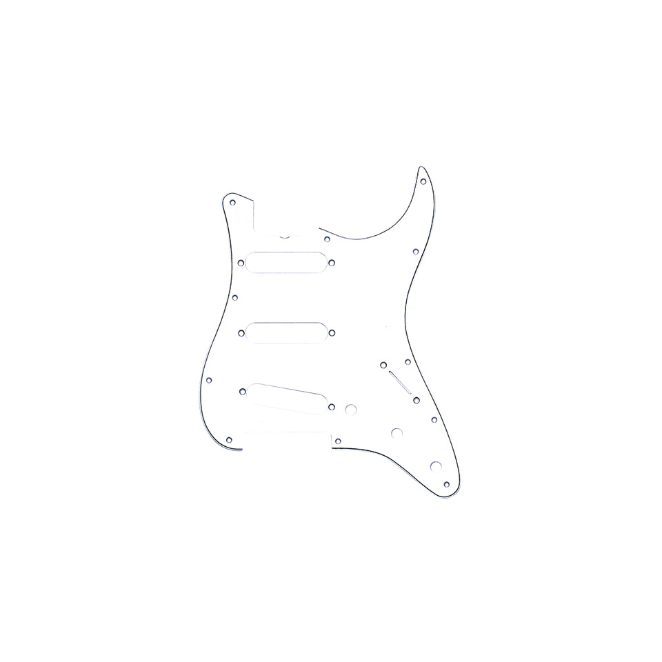 Fender 11-Hole '60s Vintage-Style Stratocaster S/S/S Pickguard White Fender 11-Hole '60s Vintage-Style Stratocaster S/S/S Pickguard White von Fender