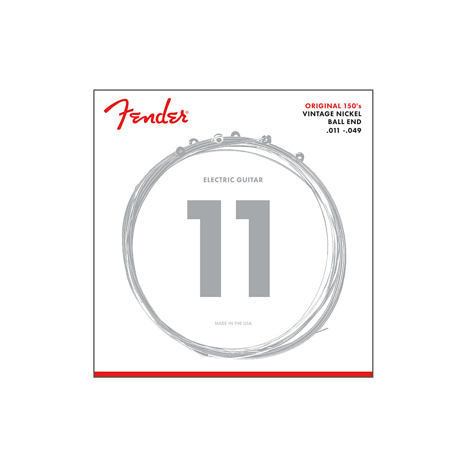 Fender 150M, 011-049 Saiten E-Gitarre Fender 150M, 011-049 Saiten E-Gitarre von Fender