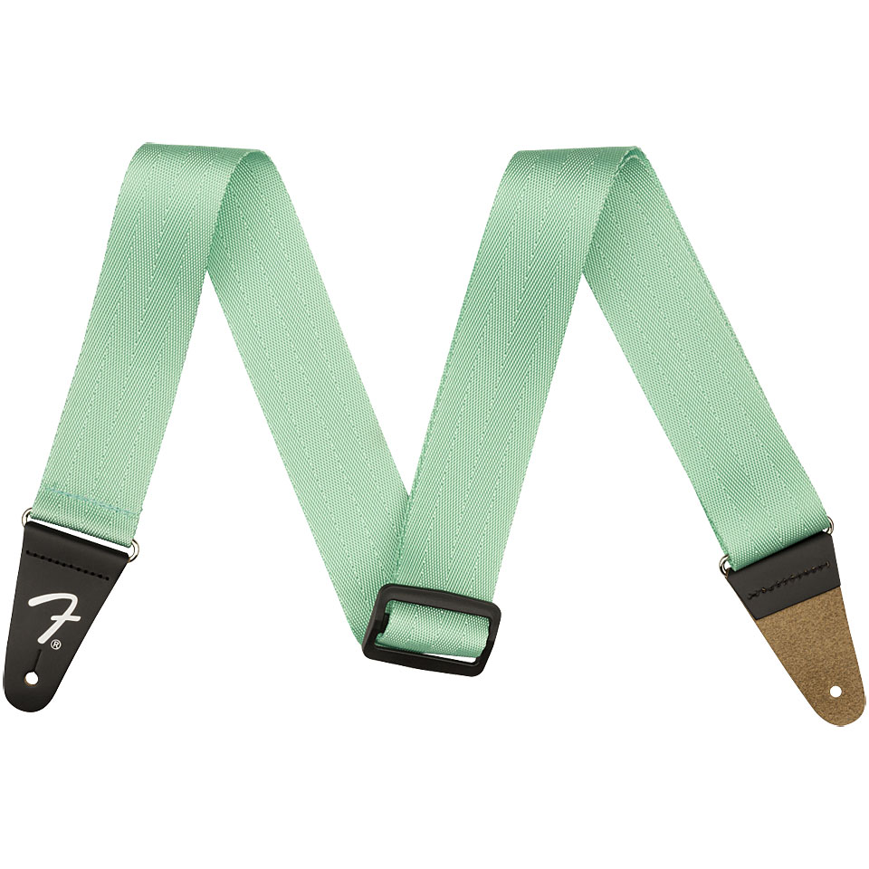 Fender 2" Am Pro Seat Belt Strap, Mystic Sea Foam Green Gitarrengurt von Fender