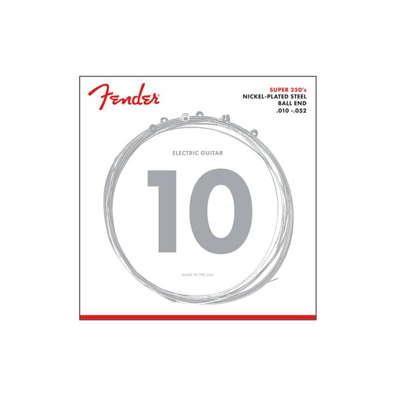 Fender Super 250RH, 010-052 Saiten E-Gitarre von Fender