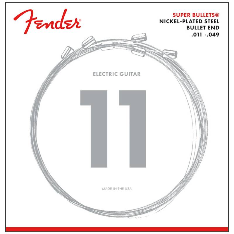 Fender 3250M Super Bullets, 011-049 Saiten E-Gitarre von Fender