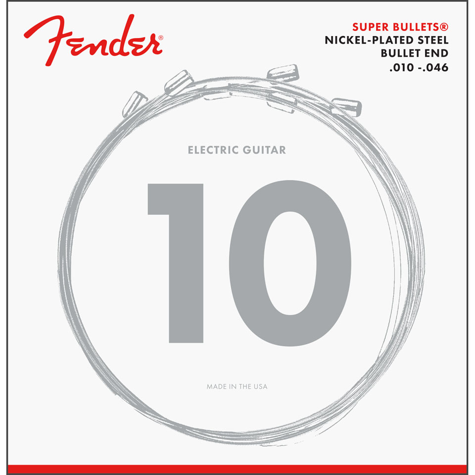 Fender 3250R Super Bullets, 010-046 Saiten E-Gitarre Fender 3250R Super Bullets, 010-046 Saiten E-Gitarre von Fender