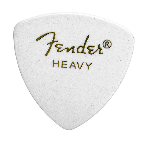 Fender 346 white, heavy, Player&#39;s Pack Plektrum von Fender