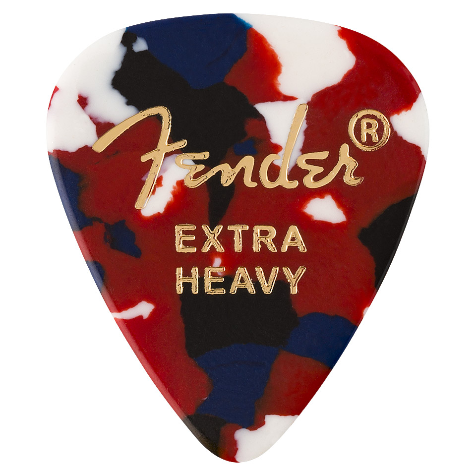 Fender 351 Premium Confetti Extra Heavy 12 Pack Plektrum Fender 351 Premium Confetti Extra Heavy 12 Pack Plektrum von Fender
