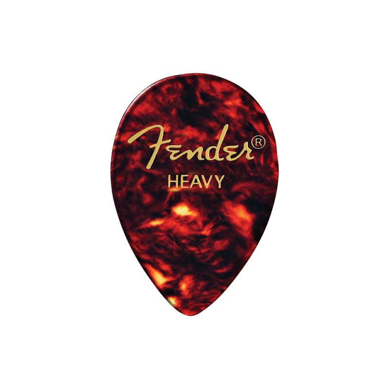 Fender 358 shell, heavy, 12 Stück Plektrum von Fender