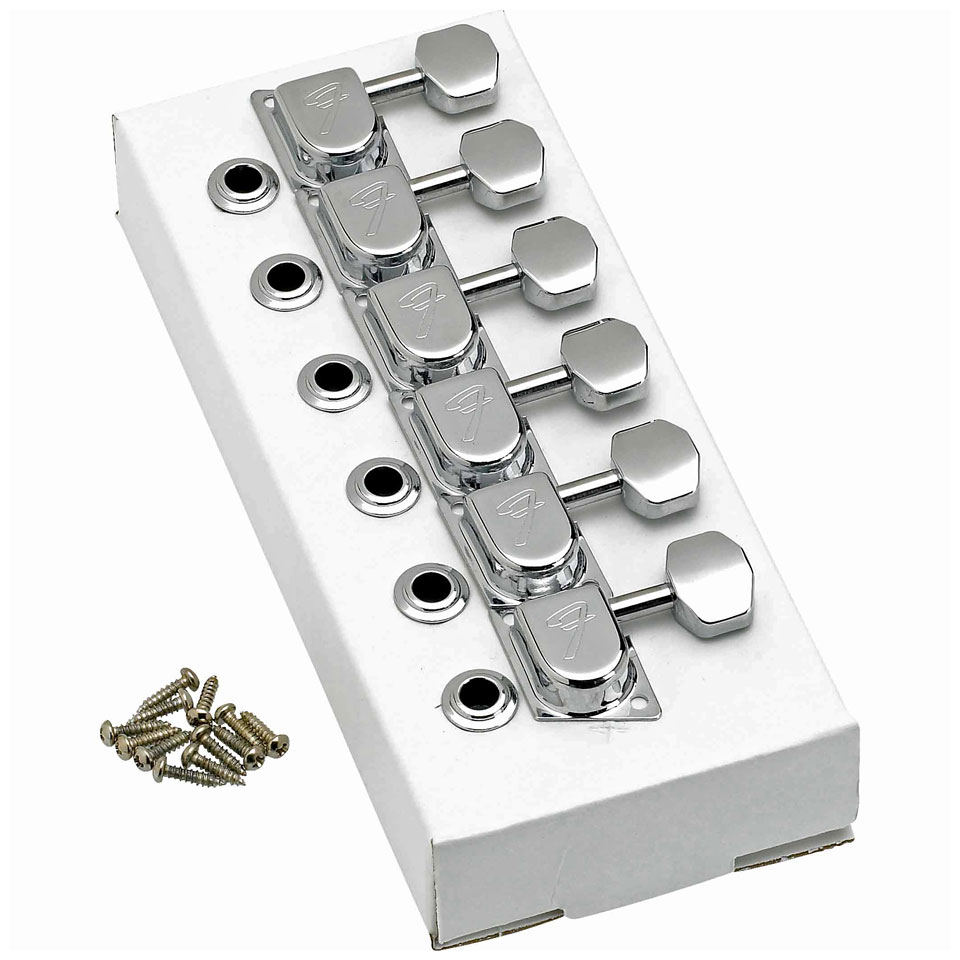 Fender 70s F Style Stratocaster®-Telecaster® Tuning Machines, 6L Fender 70s F Style Stratocaster®-Telecaster® Tuning Machines, 6L von Fender