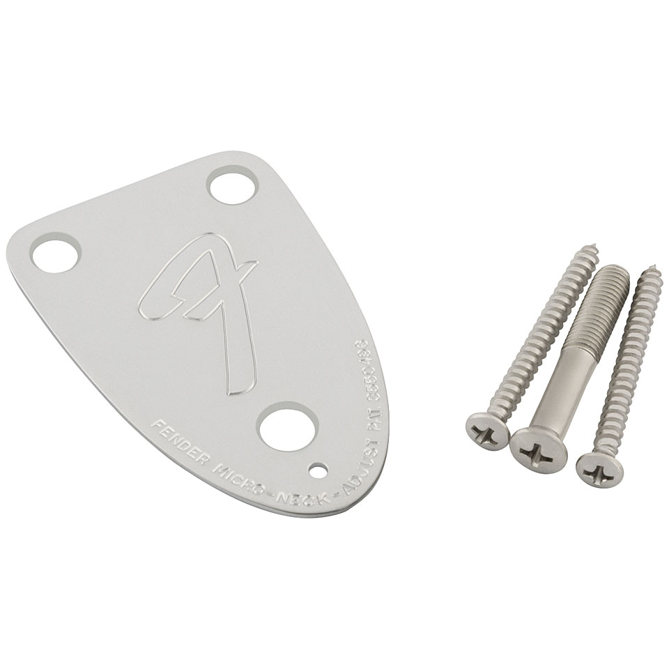 Fender '70s Vintage-Style 3-Bolt "F" Stamped Guitar Neck Plate, Fender '70s Vintage-Style 3-Bolt "F" Stamped Guitar Neck Plate, von Fender