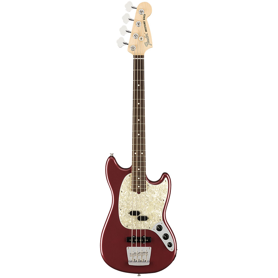 Fender American Performer Mustang Bass RW AUB E-Bass Fender American Performer Mustang Bass RW AUB E-Bass von Fender