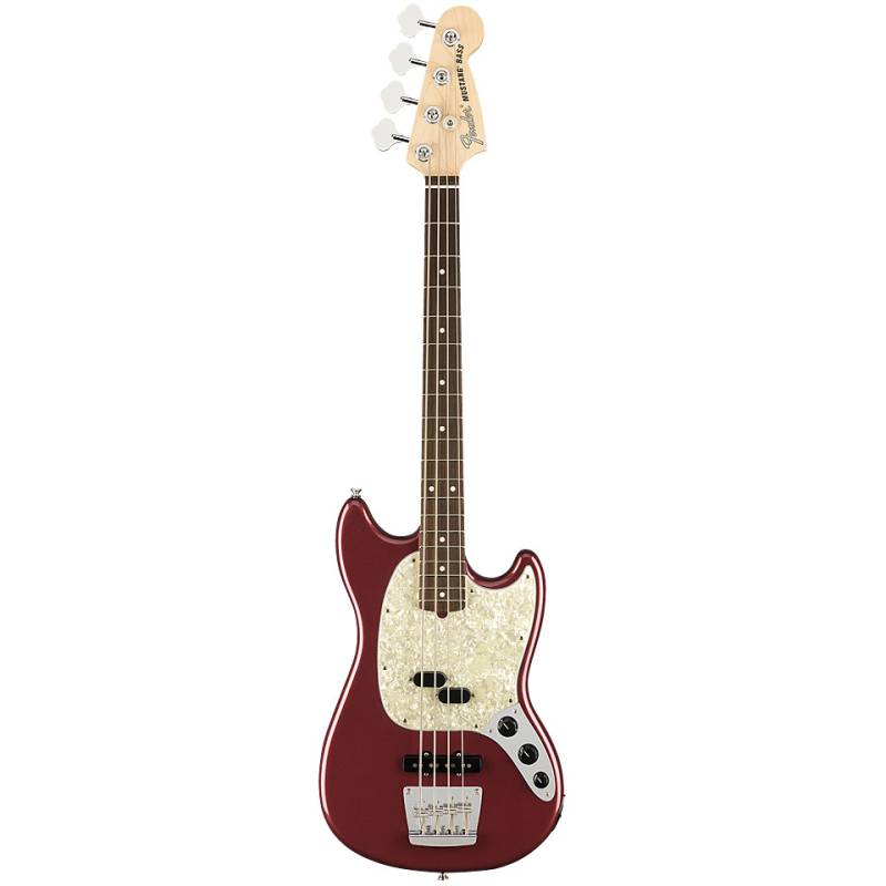 Fender American Performer Mustang Bass RW AUB E-Bass von Fender