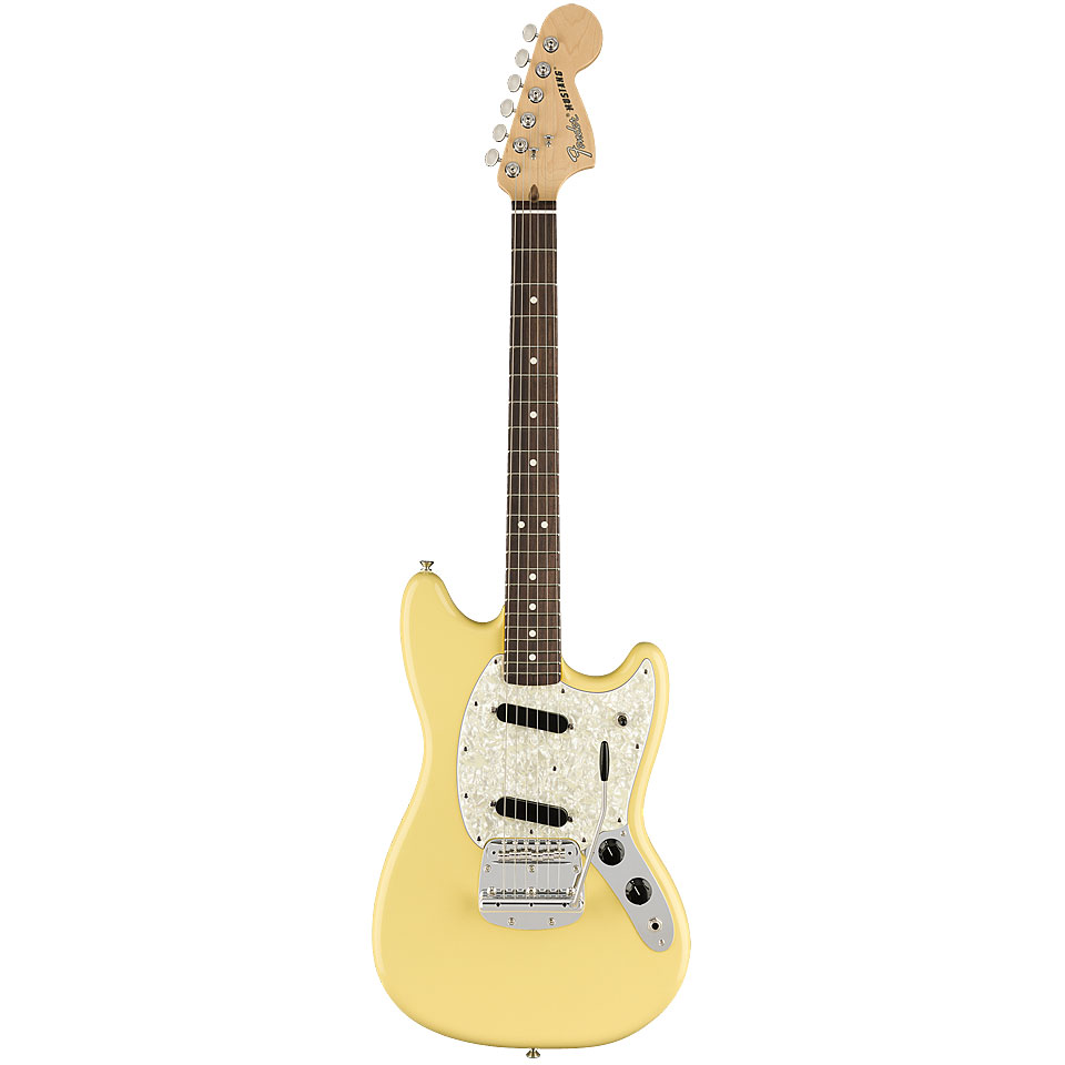 Fender American Performer Mustang RW Vintage White E-Gitarre von Fender