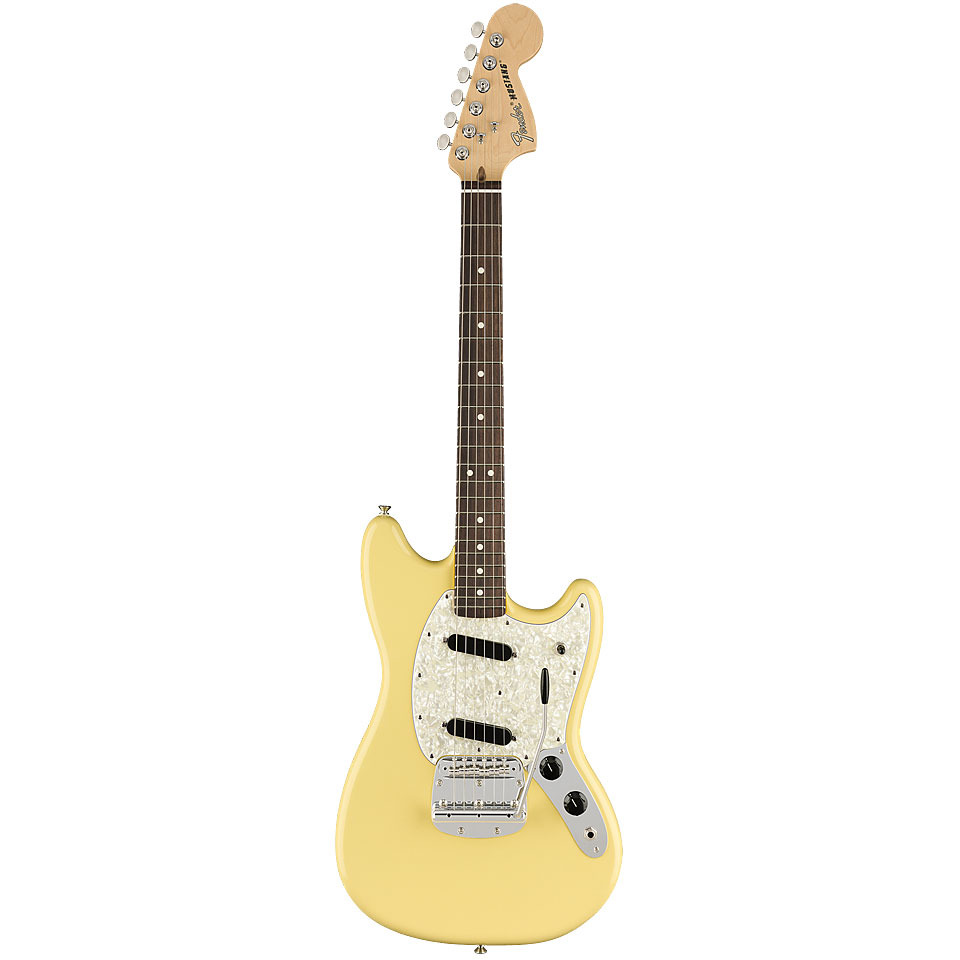 Fender American Performer Mustang RW Vintage White E-Gitarre Fender American Performer Mustang RW Vintage White E-Gitarre von Fender