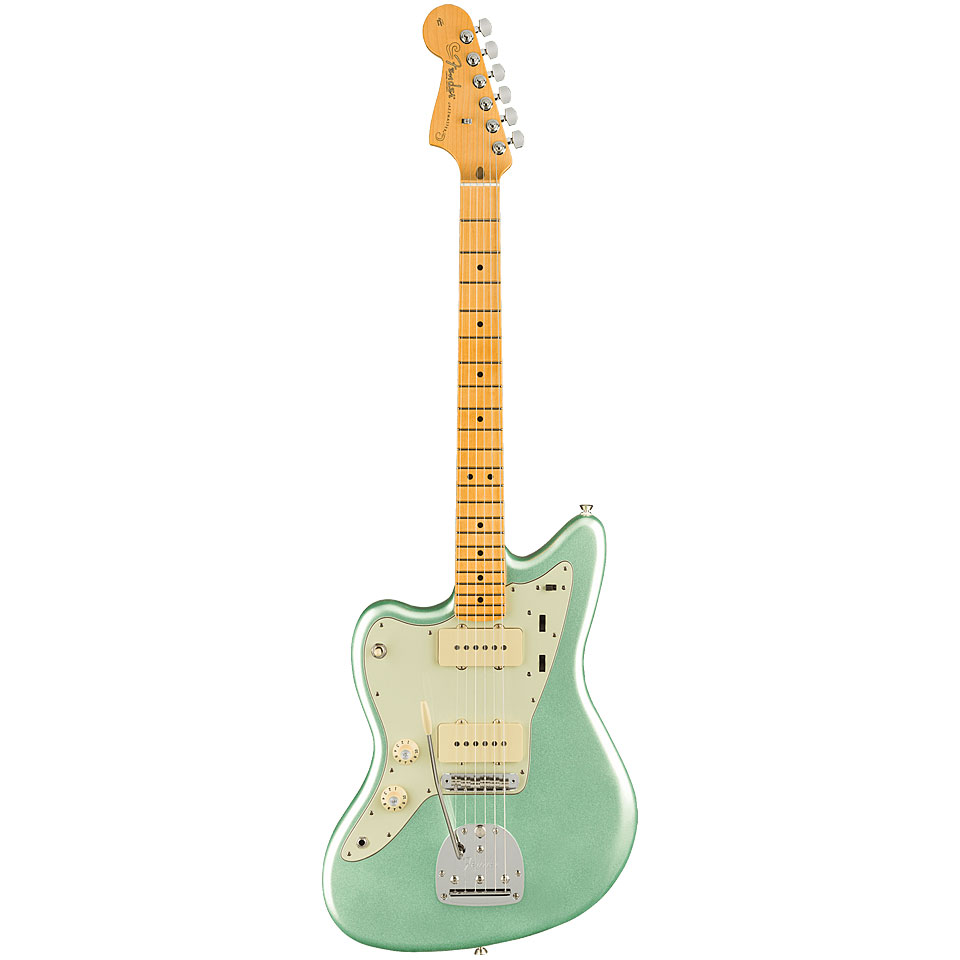 Fender American Pro II Jazzmaster LH MN MYST SFG E-Gitarre Lefthand von Fender