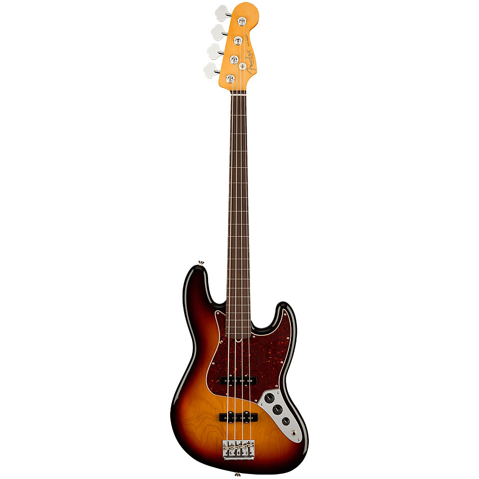 Fender American Professional II Jazz Bass FL RW 3TS E-Bass fretless von Fender