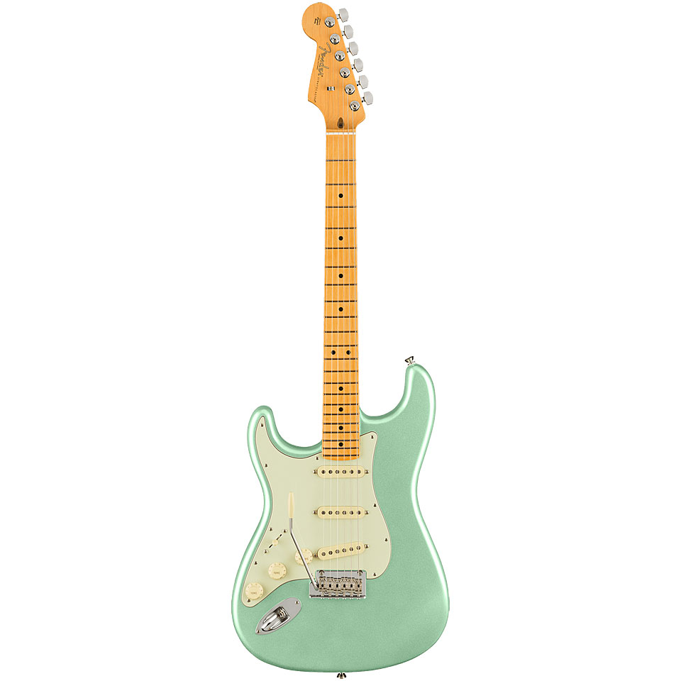 Fender American Professional II Strat MN LH MYST SFG E-Gitarre von Fender