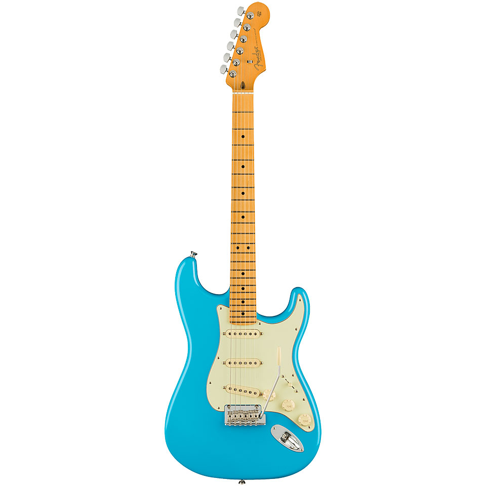 Fender American Professional II Stratocaster MN Miami Blue E-Gitarre von Fender